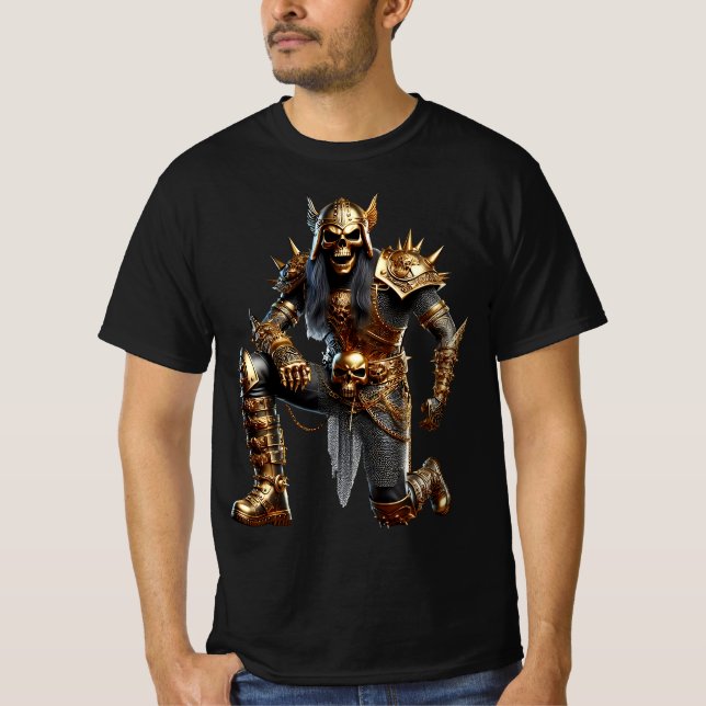 Golden Metal Sting Man  T-Shirt (Vorderseite)