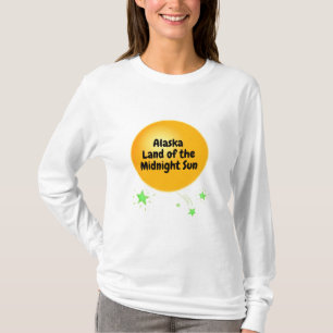 Golden Midnight Sun von Alaska T-Shirt