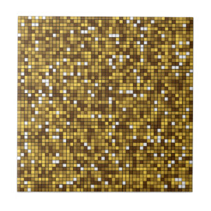 Golden Modern Decorative Geometrische Mosaikkunst Fliese