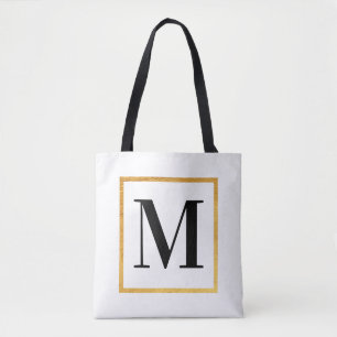Golden Monogram Tasche