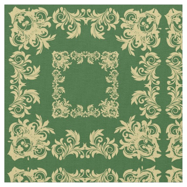 Golden Moss Stoff (Nahaufnahme)