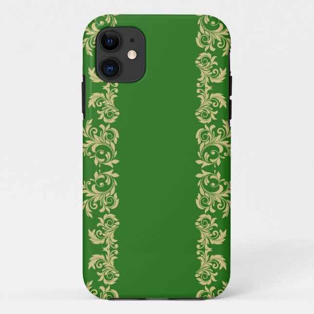 Golden Moss Wirbel Case-Mate iPhone Hülle (Rückseite)