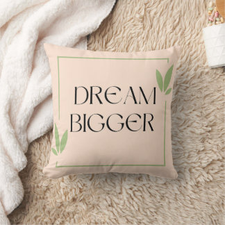 Golden Motivierend Pillow bleibe Kissen