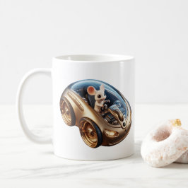 Golden Mouse-Mobile: Die Mission einer kleinen Mau Kaffeetasse