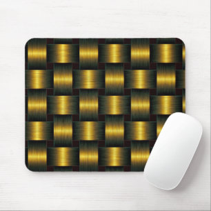 Golden Mouse Pad Gold Lattice Mousepad