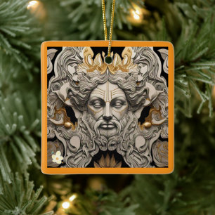 "Golden Mythology Art" Keramikornament