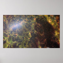 Golden NGC 5068 | JWST Poster