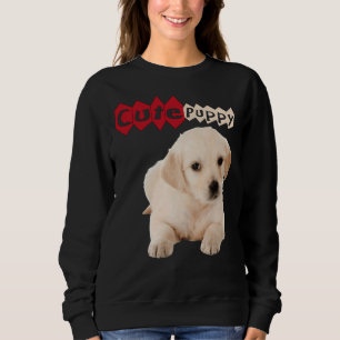 Golden Niedlich Labrador Retriever Puppy Sweatshirt