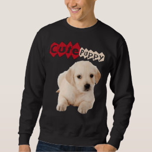 Golden Niedlich Labrador Retriever Puppy Sweatshirt
