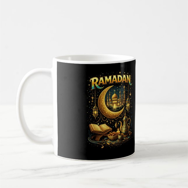 Golden Nights of Ramadan Kaffeetasse (Links)