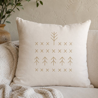 Golden Nordic Threads Wurfkissen Kissen
