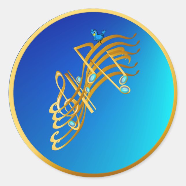 Golden Notes Stickers (Vorderseite)