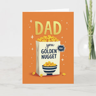 Golden Nugget Vatertagskarte Karte