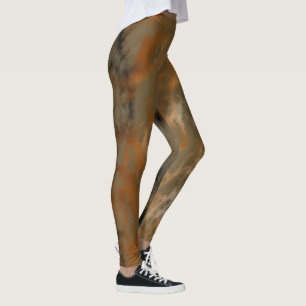 Golden Olive Marmor Leggings