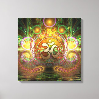 Golden Om Dreams Leinwand