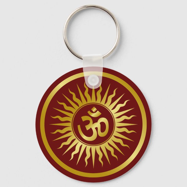 Golden Om Schlüsselanhänger (Vorderseite)