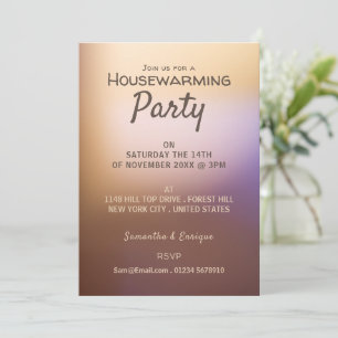 Golden Ombré, Invitation du parti de réchauffement