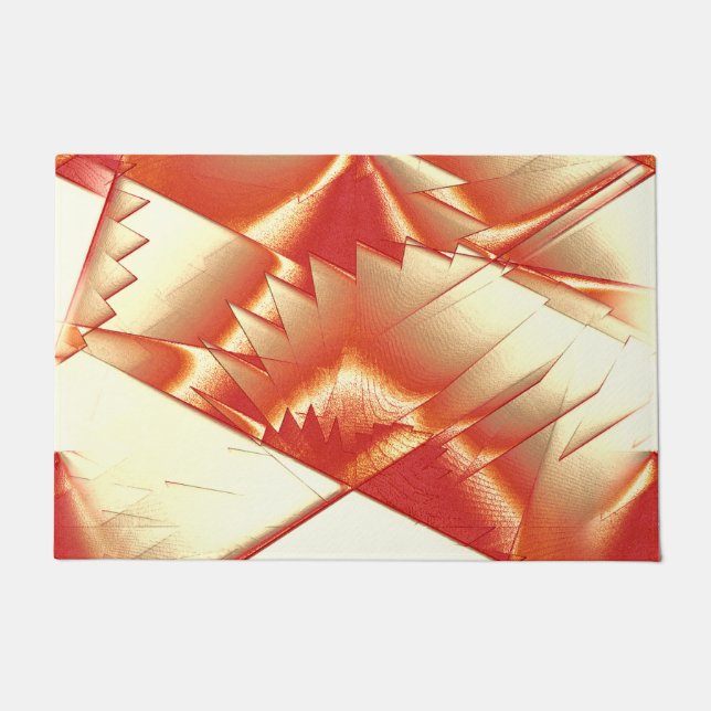 Golden orange bis beige, extrem, grob digitalisier fußmatte (Vorderseite)