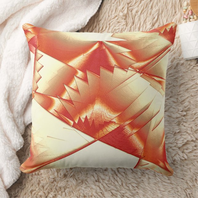 Golden orange bis beige, extrem, grob digitalisier kissen (Decke)