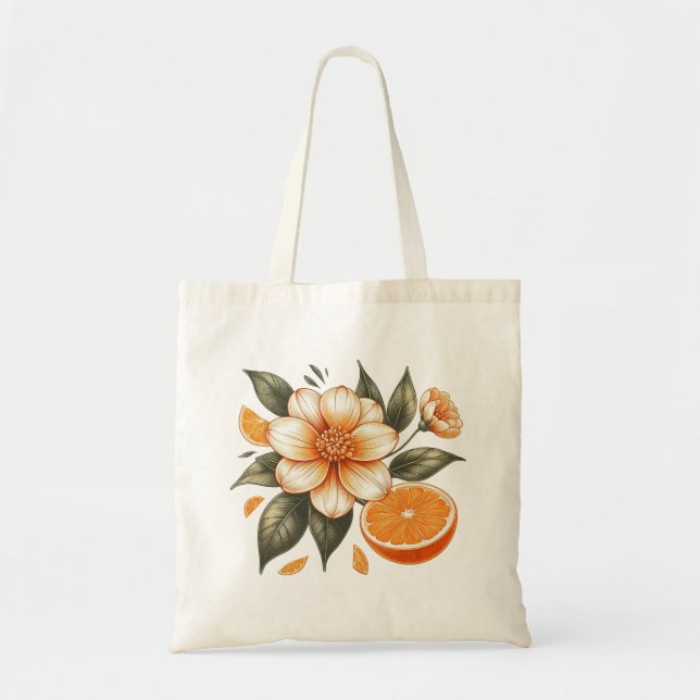 Golden Orange Blossom mit Orange Tragetasche (Vorne)