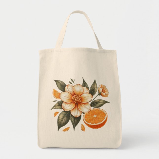 Golden Orange Blossom mit Orange Tragetasche (Vorne)