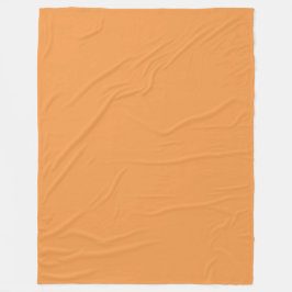 Golden Orange Fleecedecke