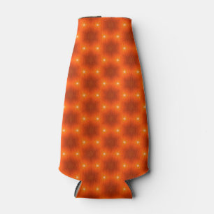 Golden Orange Honeycomb Hexagon Muster Flaschenkühler