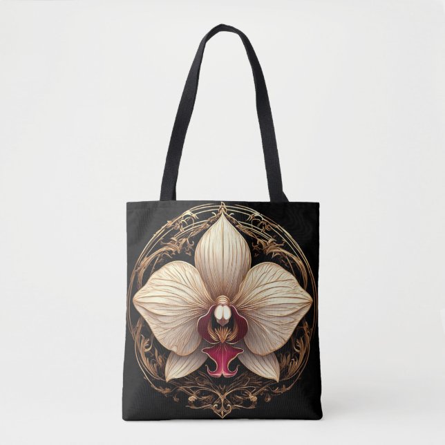 Golden Orchid Design Tasche (Vorderseite)