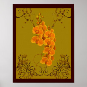 Golden Orchio Gestern und Heute Poster