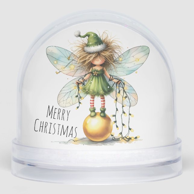 Golden Ornament Fairy  Schneekugeln (Vorderseite)