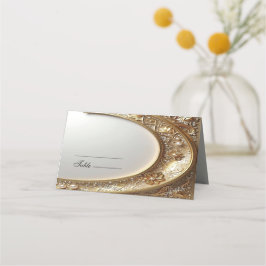 Golden Ornate Frame Place Card Platzkarte