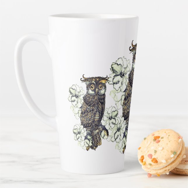 Golden Owl Grüne Orchideen Milchtasse (Beispiel)