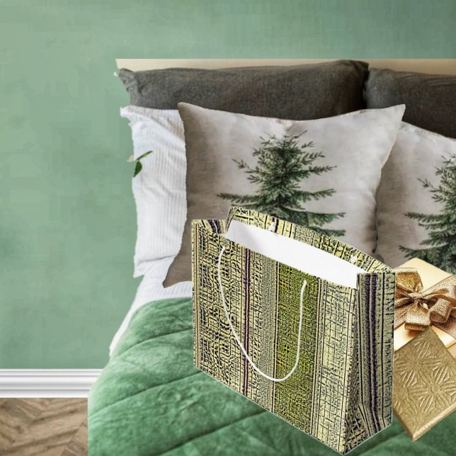 Golden Panes   Große Geschenktüte (Wrap up your cherished gifts, in this versatile, gift bag design, for other special occasions!)