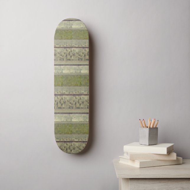 Golden Panes Skateboard (Wandkunst)