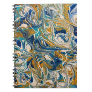 Golden Peacock-MarmorNotebook Notizblock
