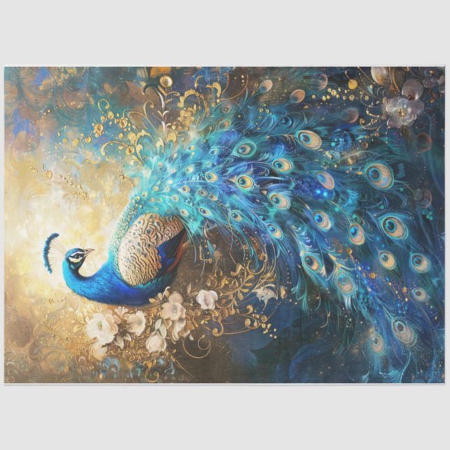 Golden Peacock Seidenpapier (Vorderseite)