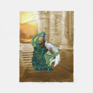 Golden Peacock Temple Träume All-Over-Print Tank T Fleecedecke