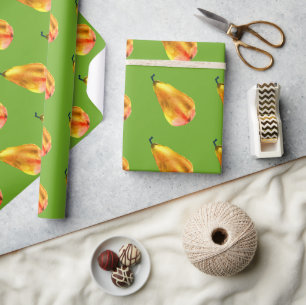 Golden Pear Geschenkpapier