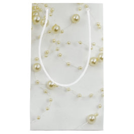 Golden Pearls Geschenktasche Kleine Geschenktüte