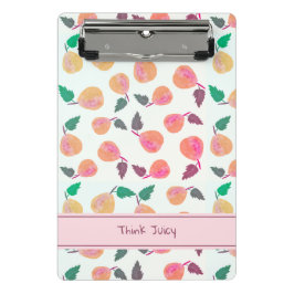 Golden Pears Collection Pink Mini Klemmbrett