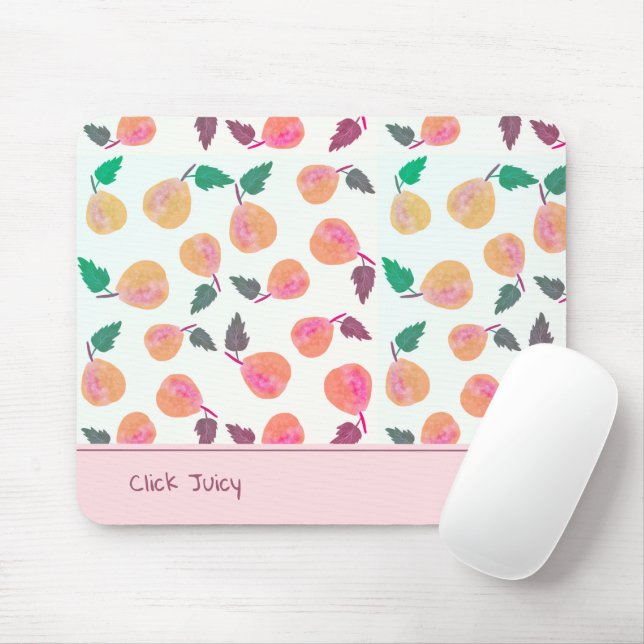 Golden Pears Collection Pink Mousepad (Mit Mouse)