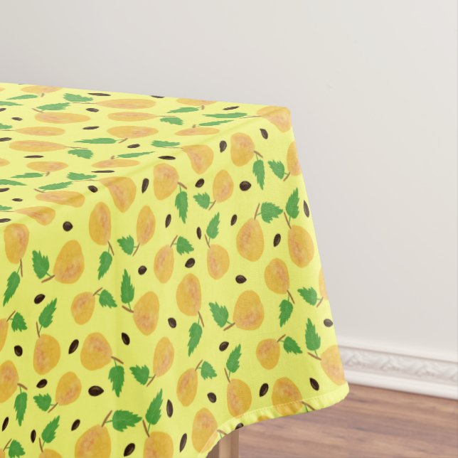 Golden Pears Collection Yellow Bright Tischdecke (Beispiel)