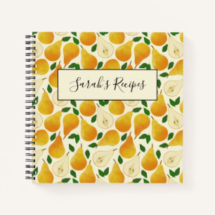 Golden Peers Pattern Notebook Notizbuch