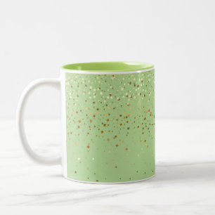 Golden Petite Stars Tasse Apfelgrün Kaffee