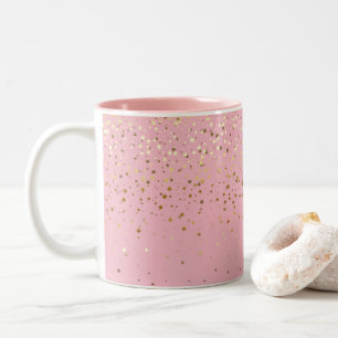Golden Petite Stars Tasse Pink