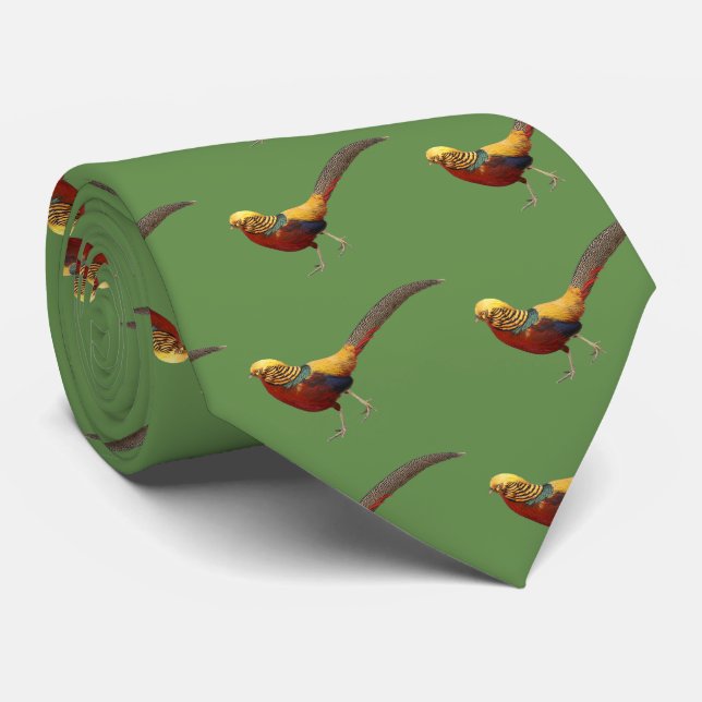 Golden Pheasant Krawatte (Gerollt)