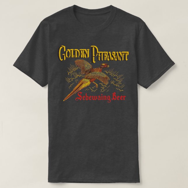 Golden Pleasant Sebewaing Beer Retro Abgestorbene  T-Shirt (Design vorne)