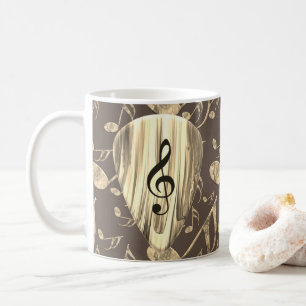 Golden Plectron - Stilvolles Design für Musikliebh Kaffeetasse