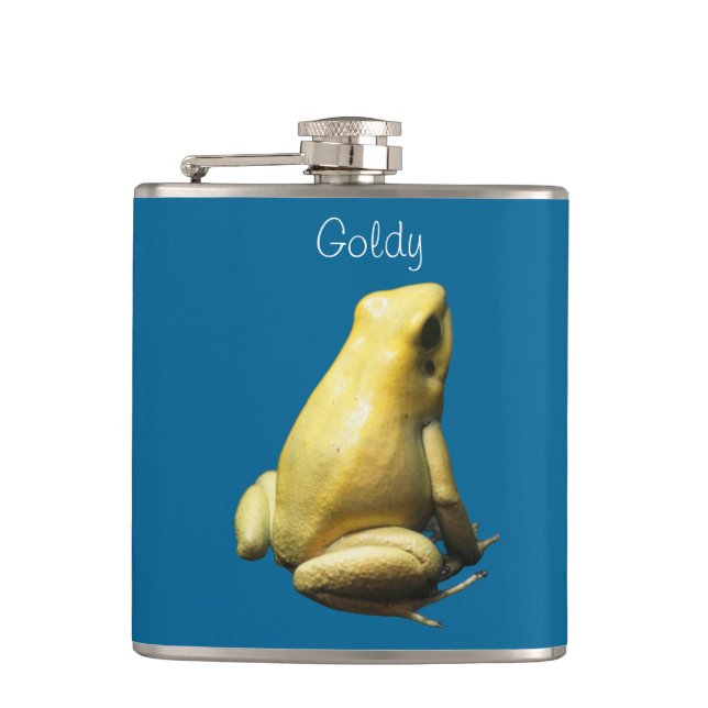 Golden Poison Frog Flachmann (Vorderseite)