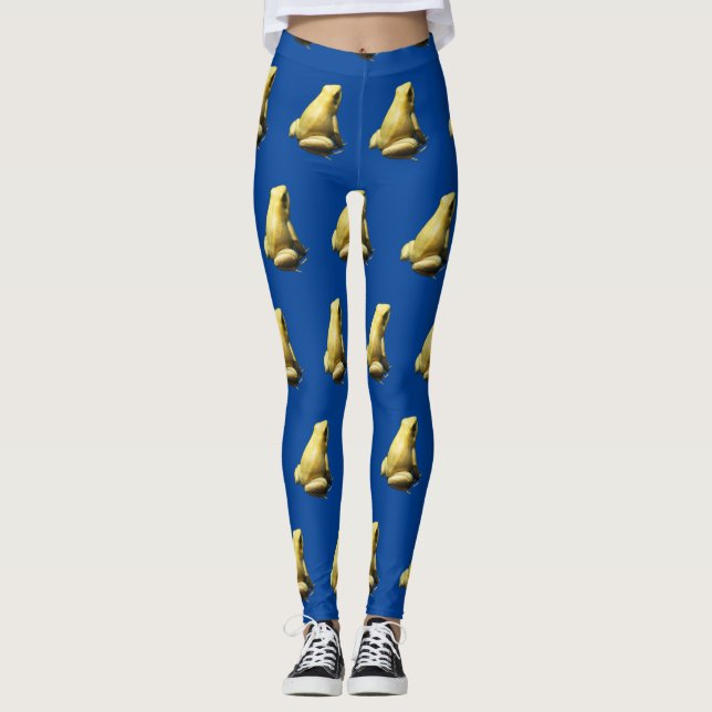 Golden Poison Frog Leggings (Vorderseite)